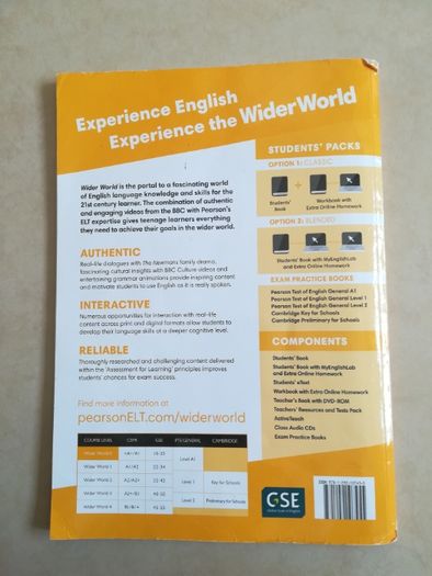 Livro de Inglês Wider World - Starter - Student´s Book