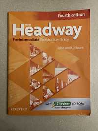 New Headway. Pre-intermediate Workbook with key.