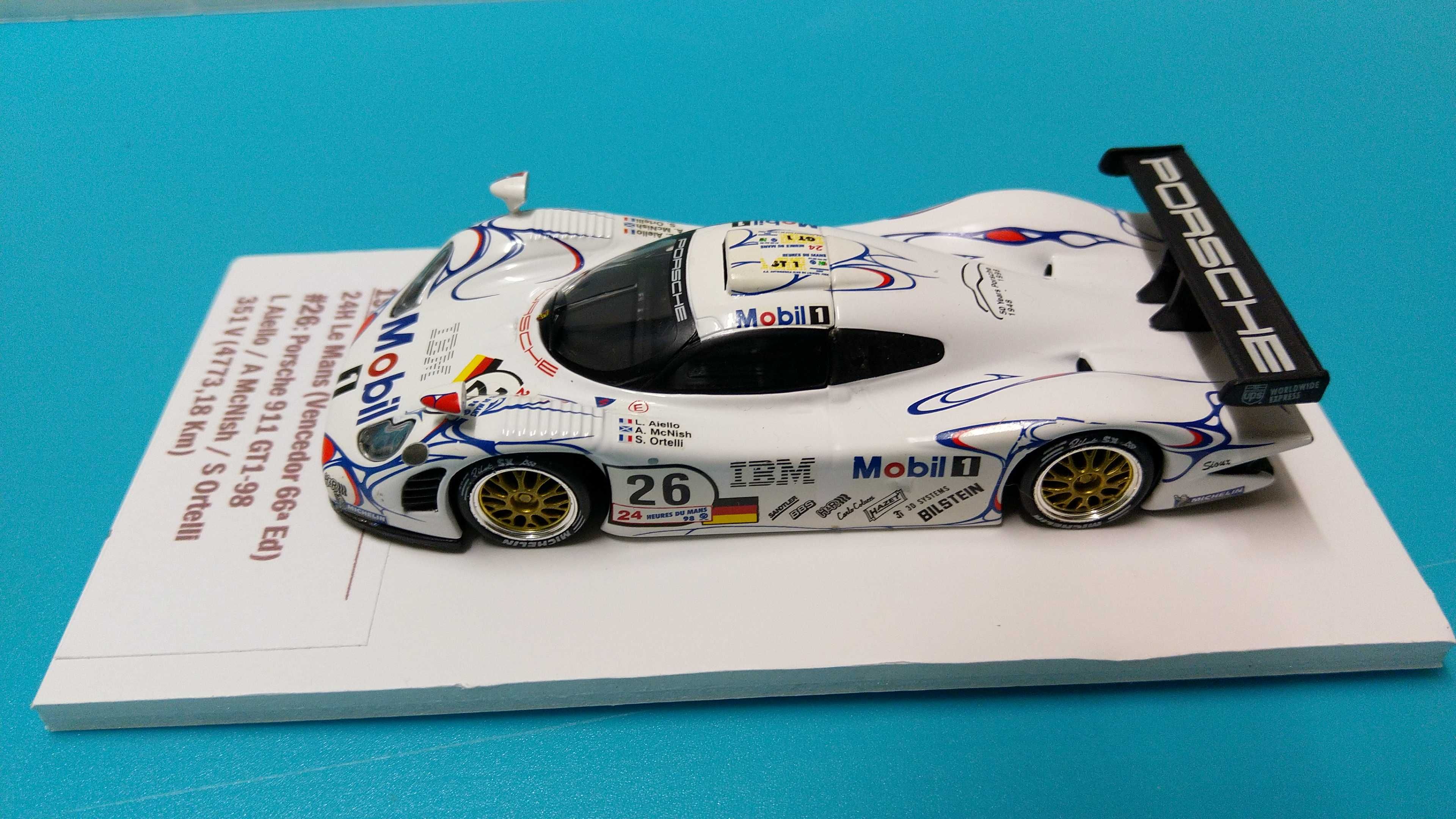 Porsche 911 GT1 #26 - Vencedor 24h Le Mans 1998 - Altaya/IXO esc 1/43