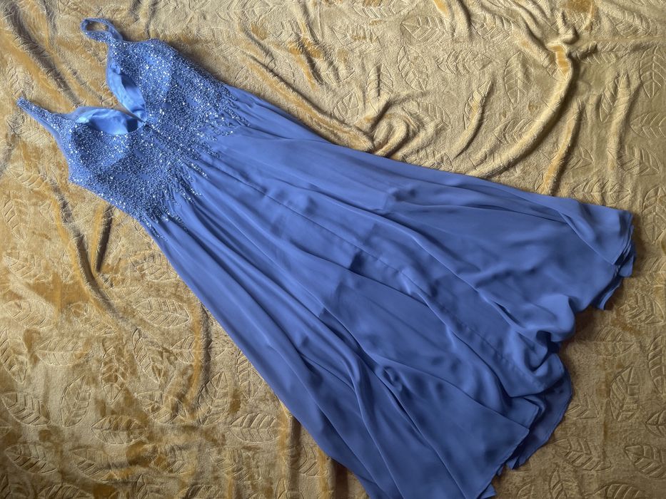 SWING VIP szara balowa suknia Idealna 40