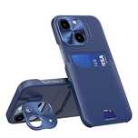 Leather Stand Case etui do iPhone 14 Plus pokrowiec portfel na kartę z