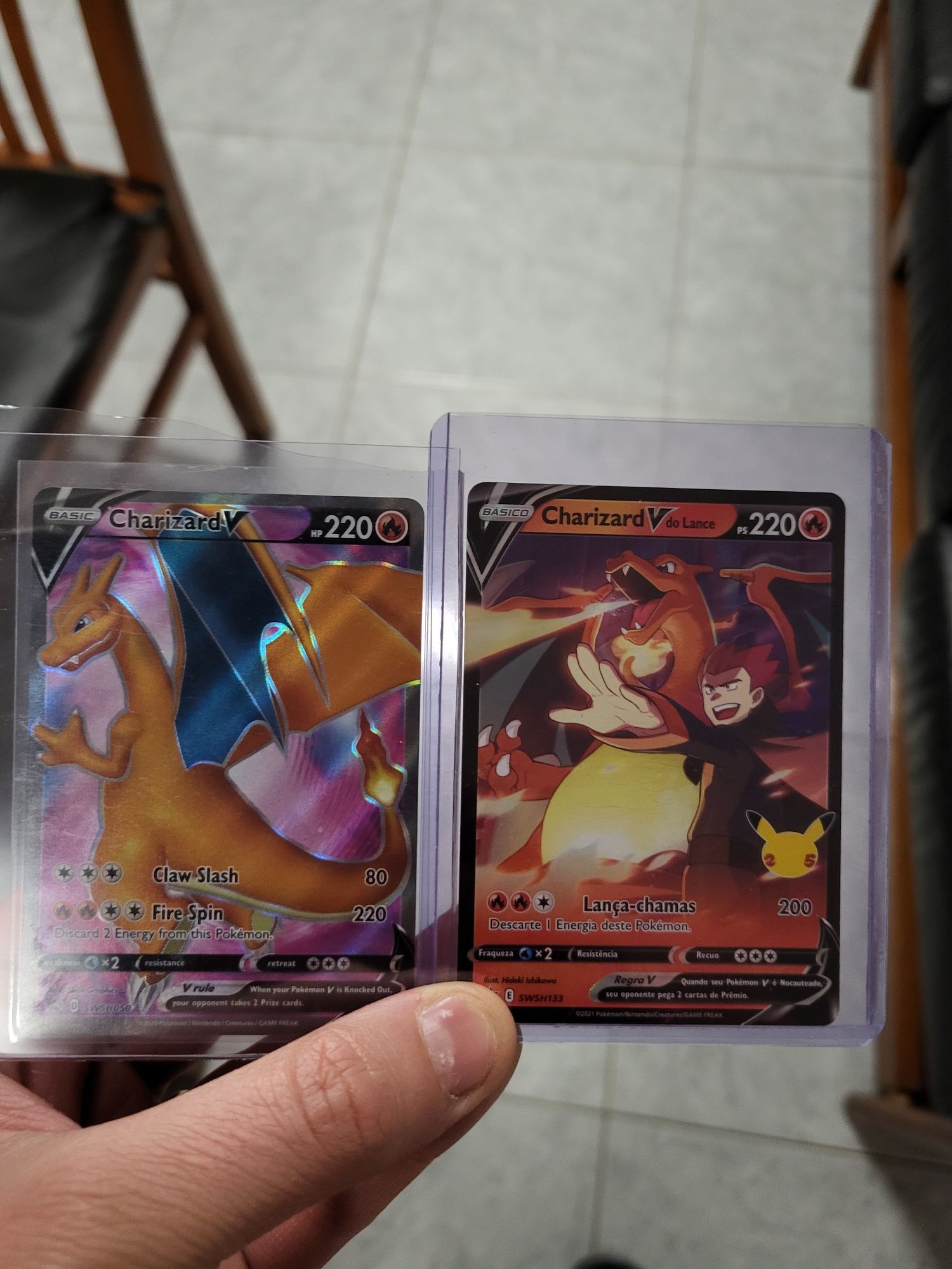 Cartas Pokemon Originais Raras SWSH Black Star Promos Charizard Mewtwo