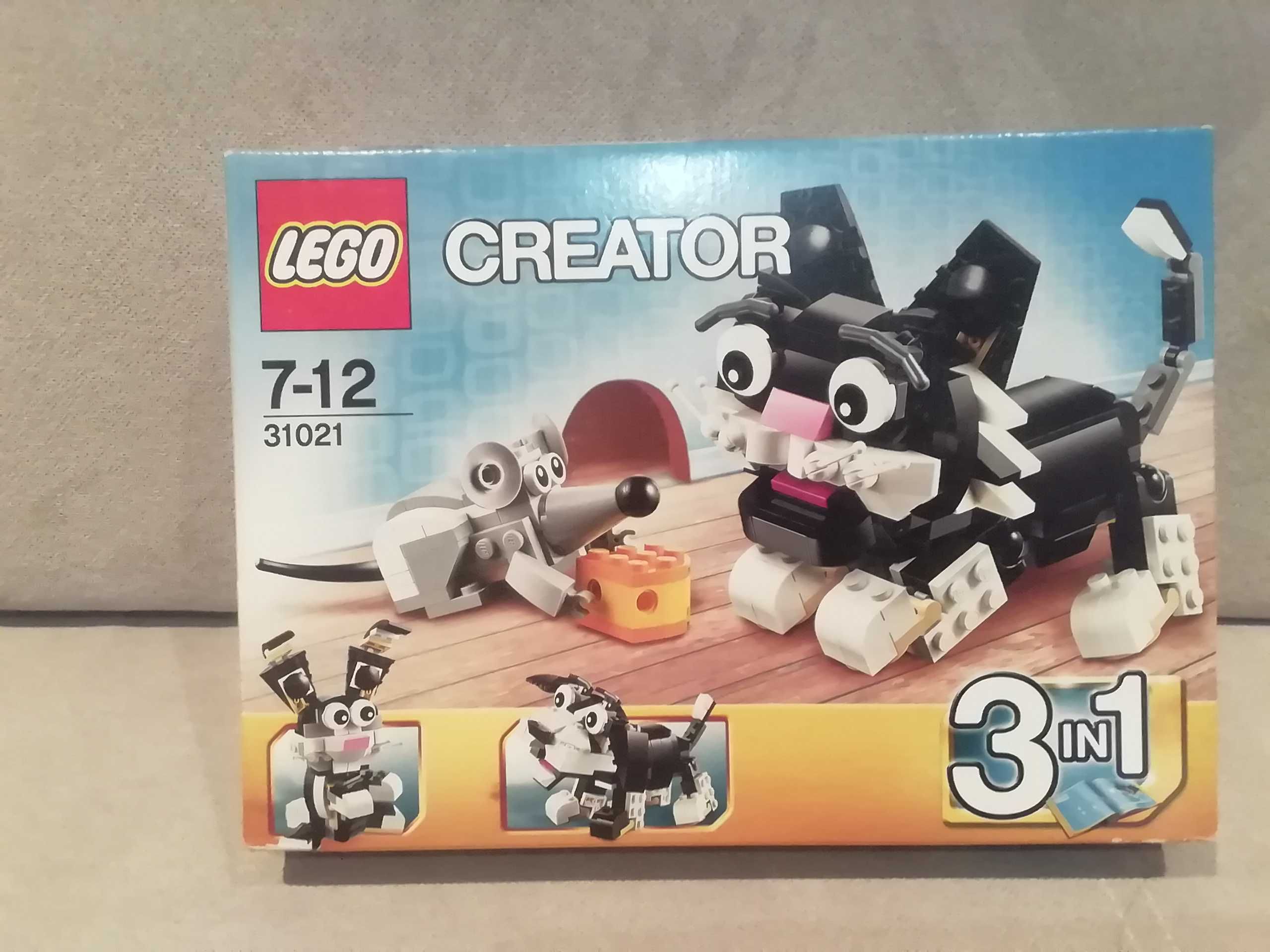 31021 LEGO creator 3w1 - kot i mysz, pies, królik UNIKAT ! Jedyny !