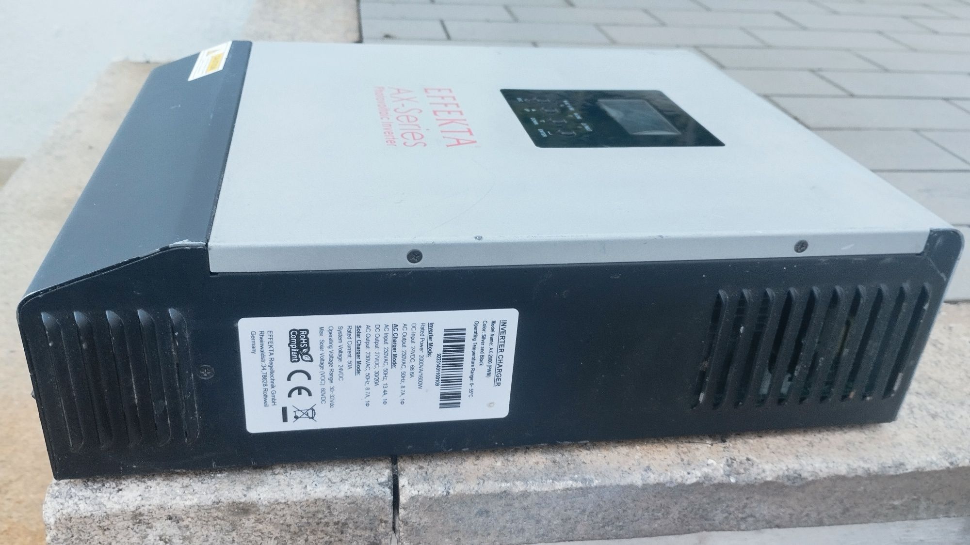 Inversor e carregador 230v AC / 27v DC
