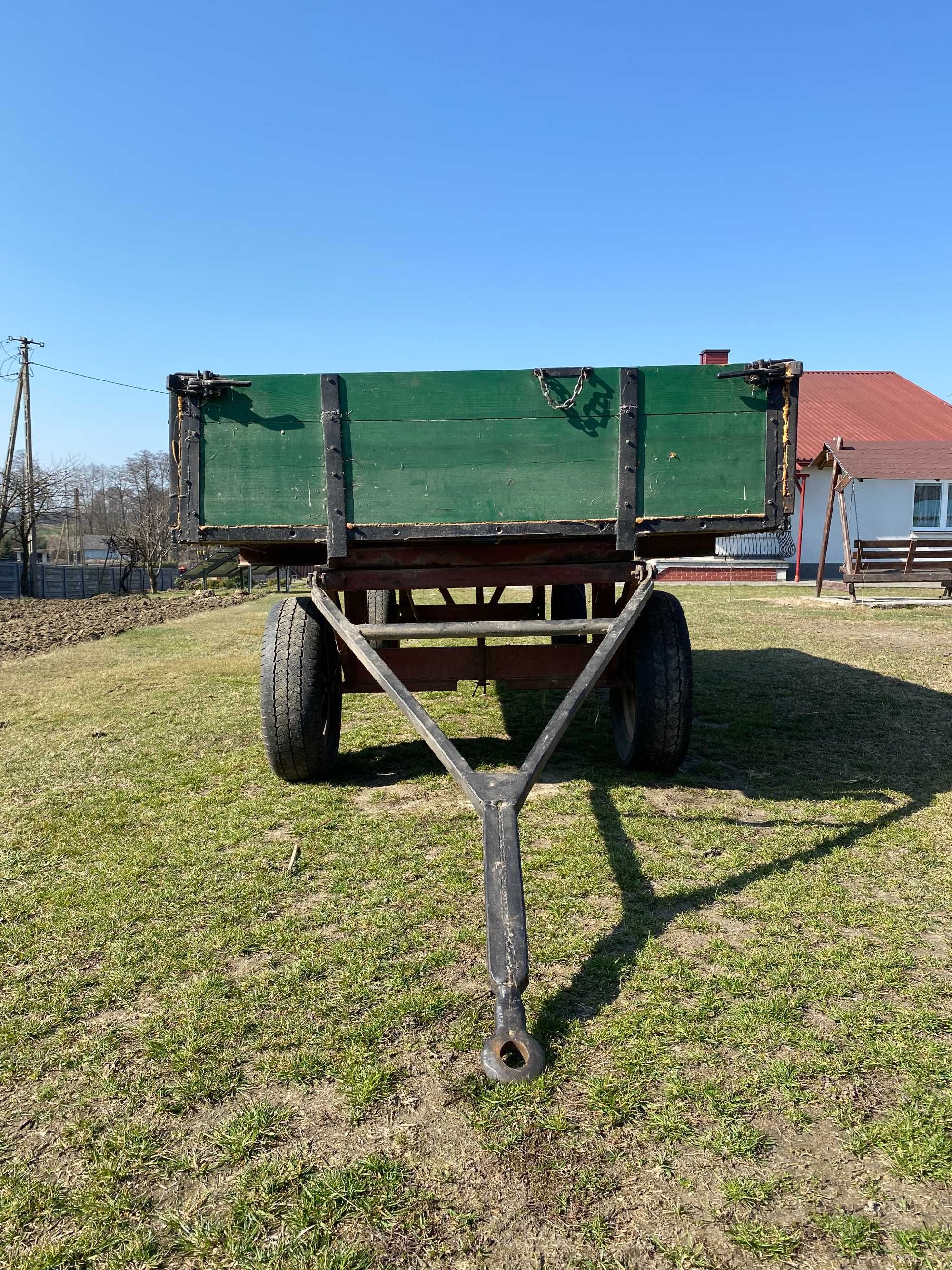 Przyczepa rolnicza dwuosiowa 3,5 tony