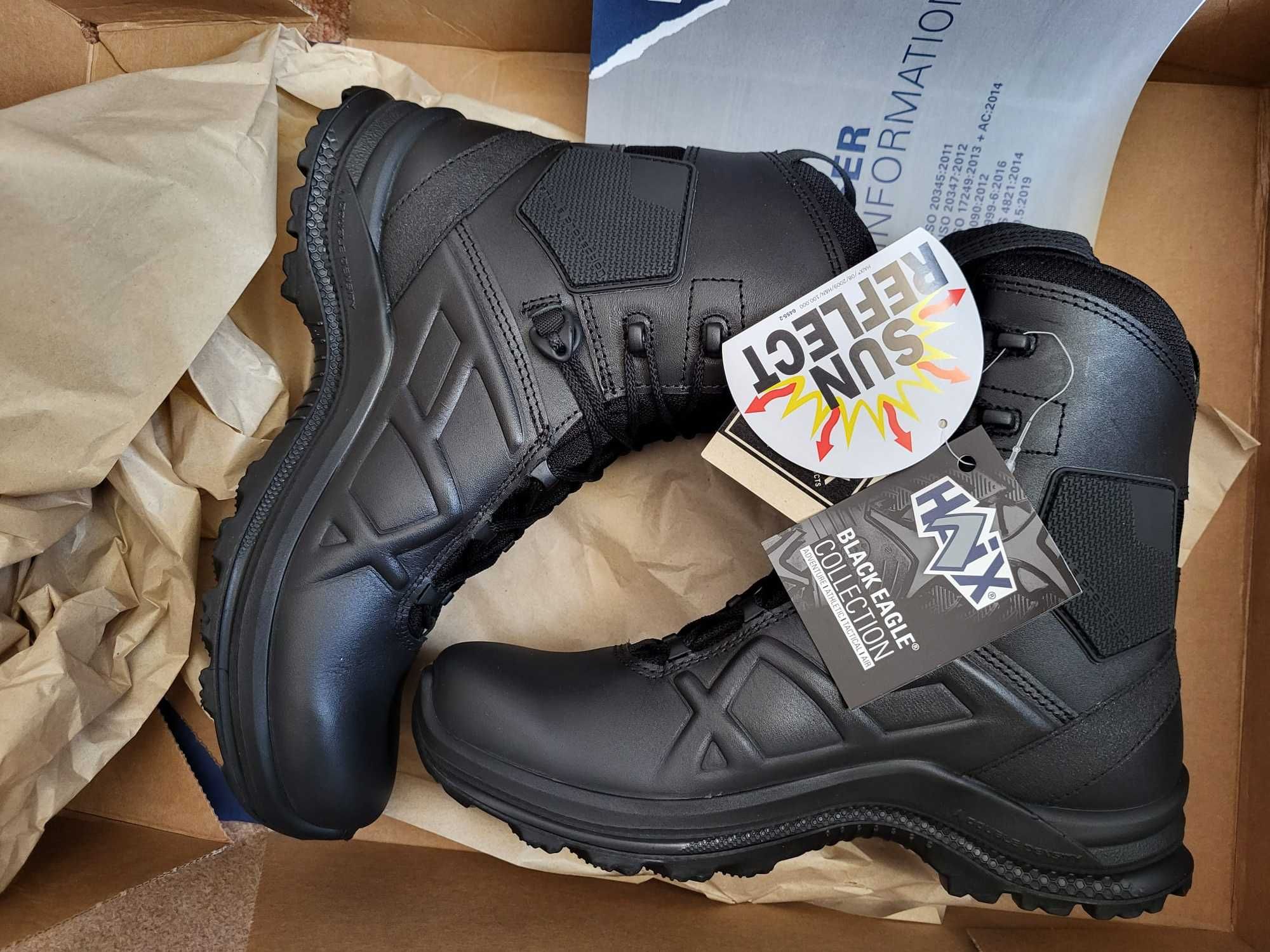 Buty wojskowe HAiX Black Eagle Tactical 2.0 GTX high/black Rozmiar 39