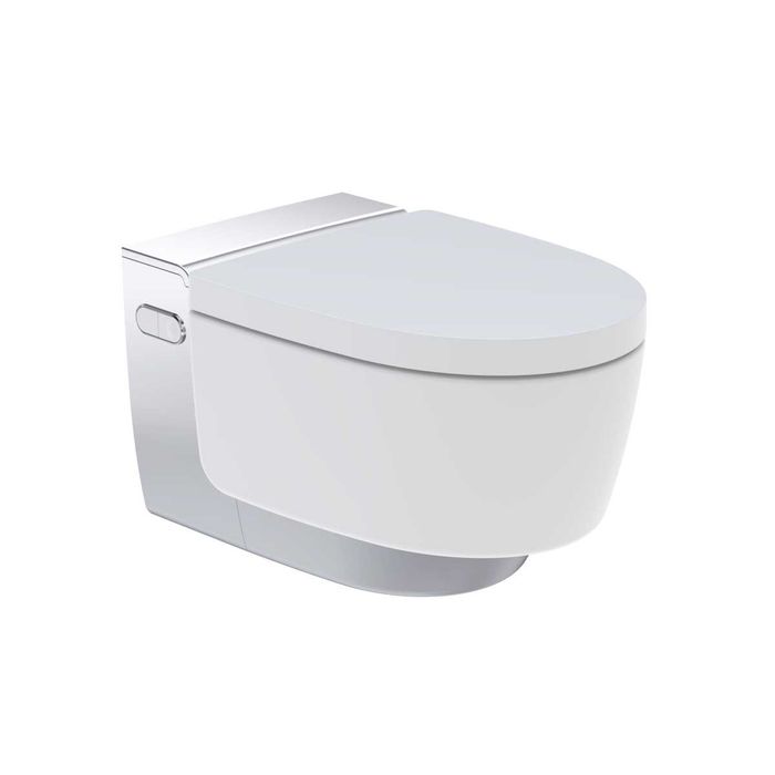 Geberit AquaClean Mera Comfort, wisząca miska WC, chrom 146.212.21.1