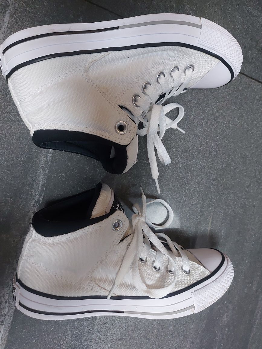 Converse Chuck Taylor High Street Unisex | Biały/Czarny/Biały (155469C