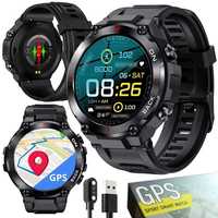 SMARTWATCH zegarek męski sportowy GPS pulsometr krokomierz + GRATIS