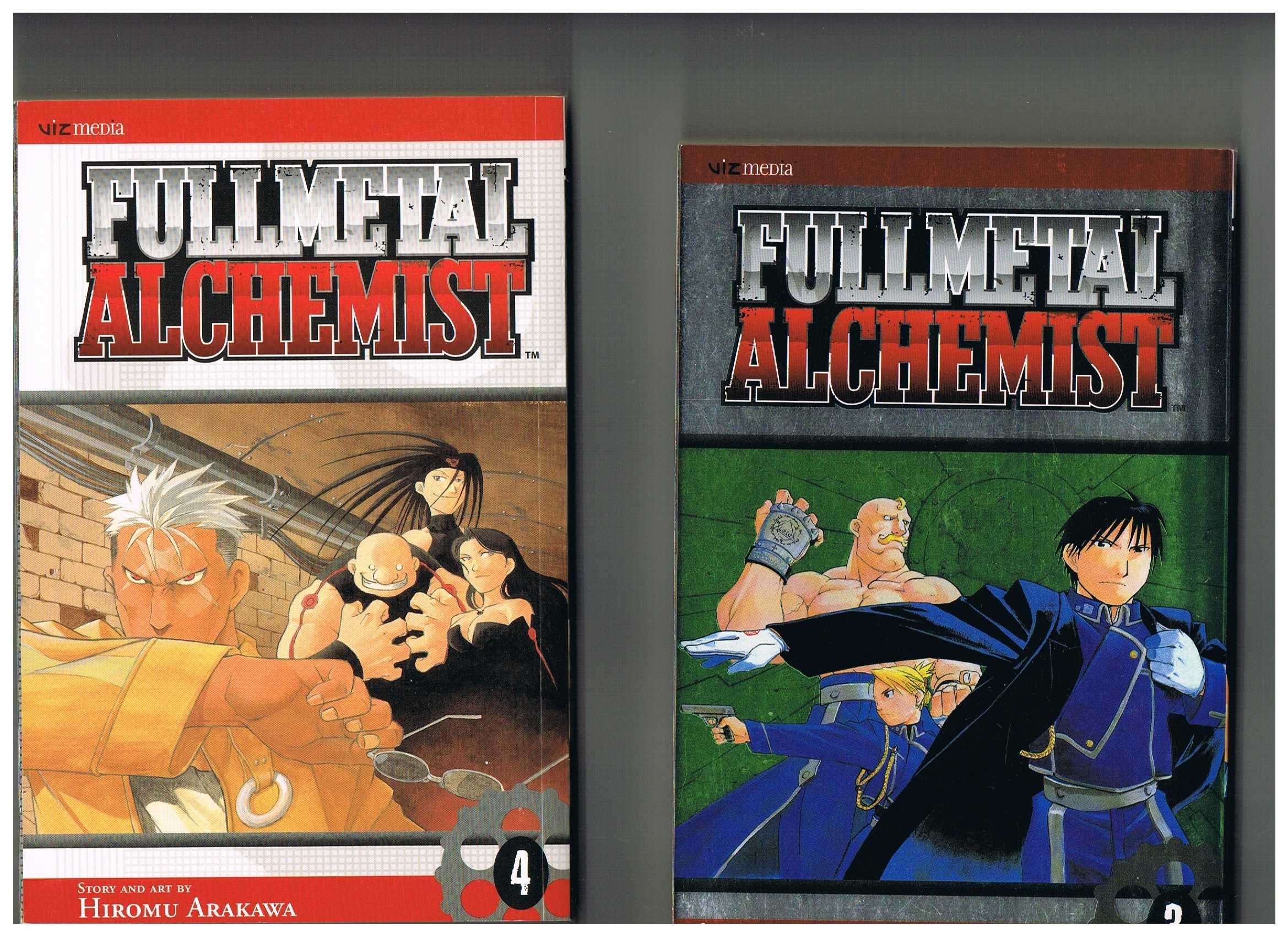 livros de B.D. Manga Tokyo Ghoul, Knights, FullMetal