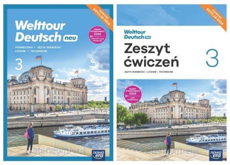 Welttour Deutsch NEU 3 Podręcznik + Ćwiczenia 2025 Nowa Era