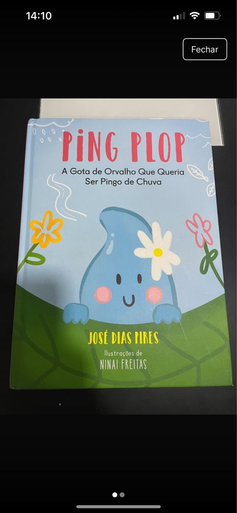 Ping plop livro infantil