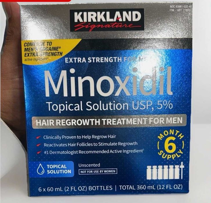 Minoxidil Portugal e Ilhas Em  1 Dia