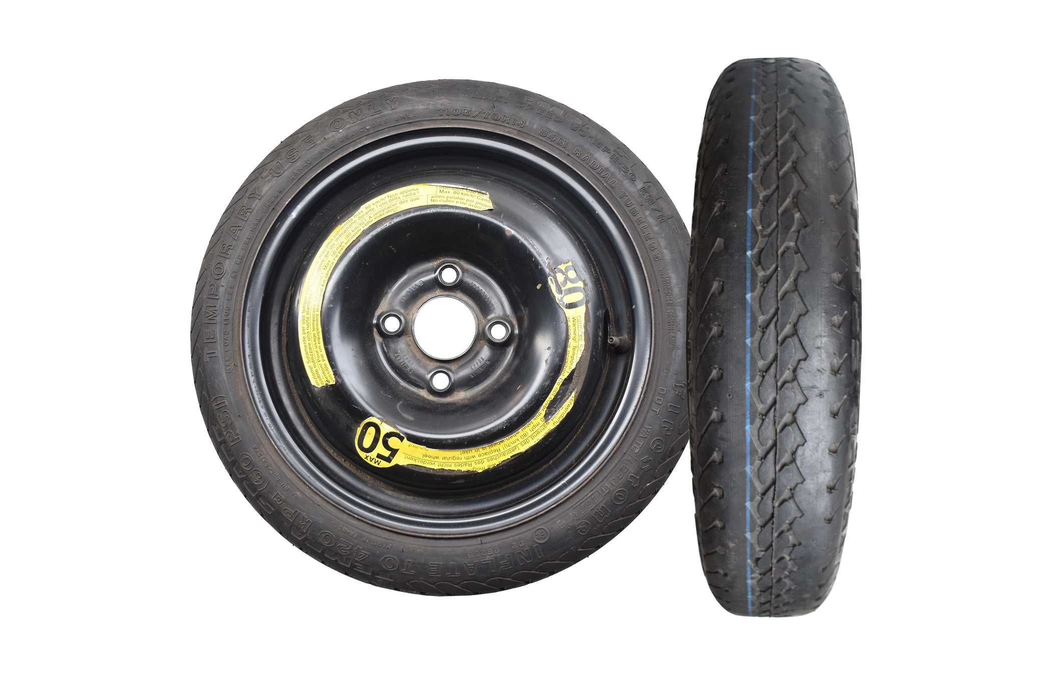 Koło dojazdowe dojazdówka FIRESTONE 105/70R14 3.5Jx14h2 ET42 4x100