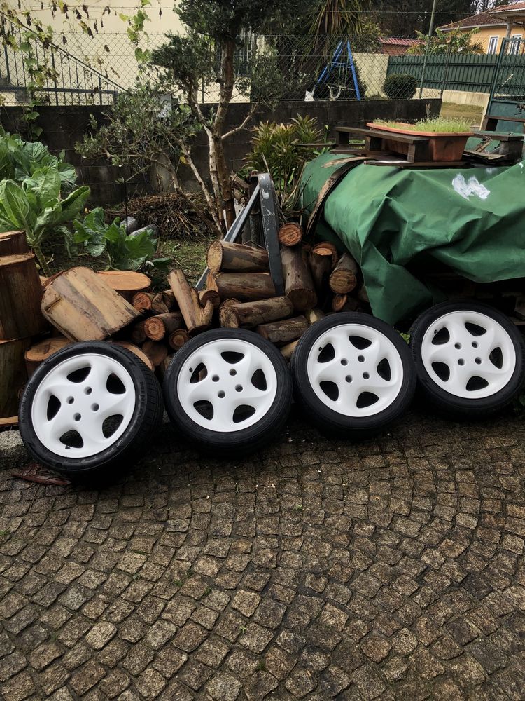 Jantes saxo cup 195/45 R15 com pneus
