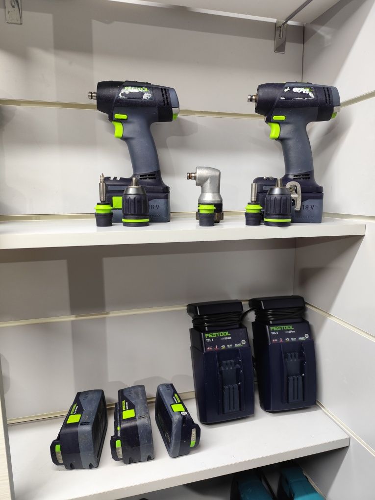 Festool T18+3 безщітковий акумуляторний шуруповерт Фестул