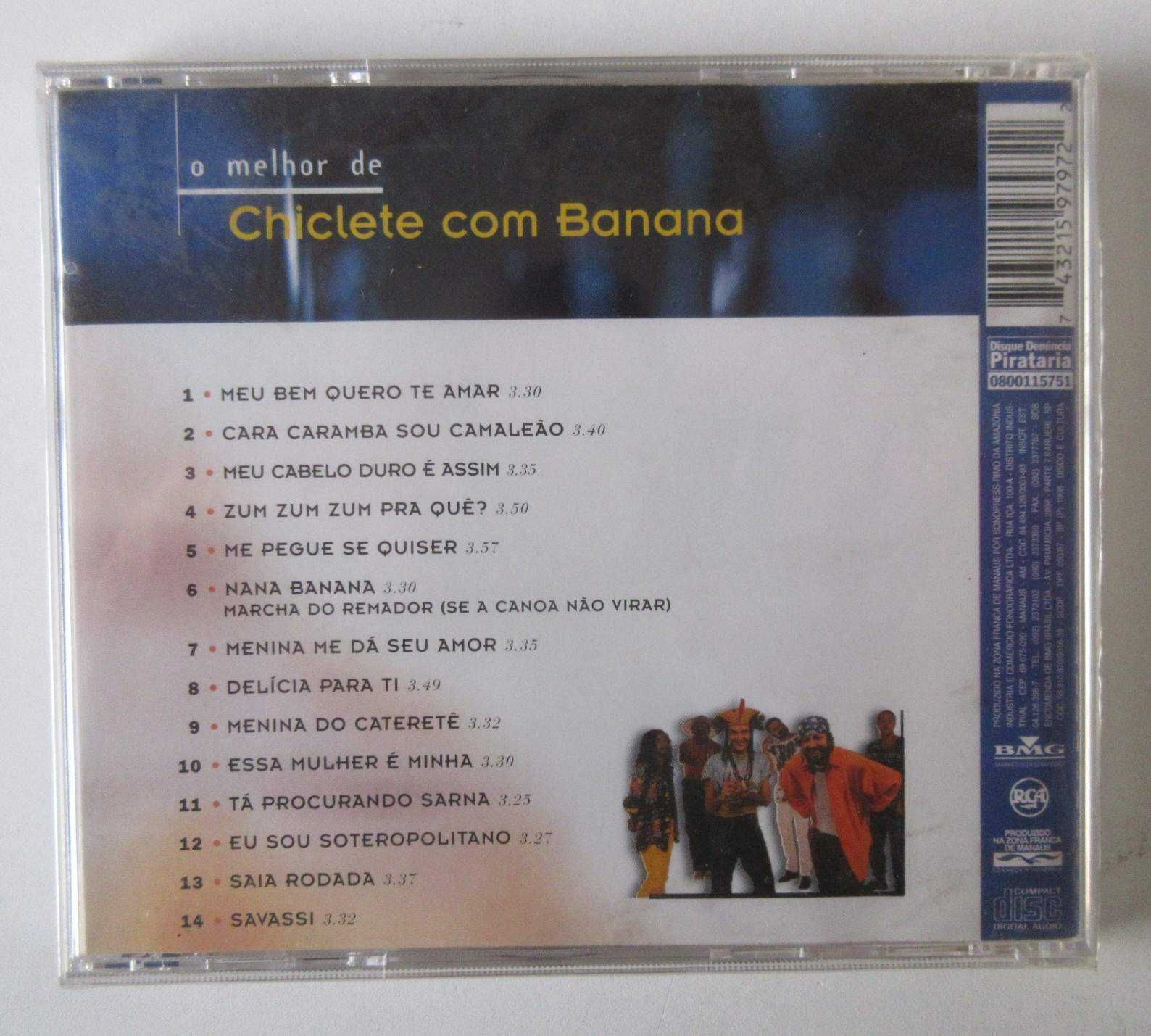 CHICLETE COM BANANA - O Melhor De Chiclete Com Banana (CD NOVO/SELADO)