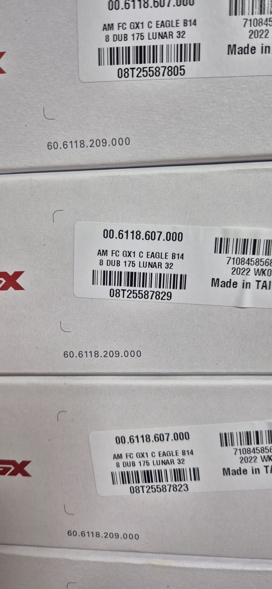 mechanizm korbowy SRAM AM FC GX1 C Eagle 8 DUB 175 LUNAR 32 pakiet