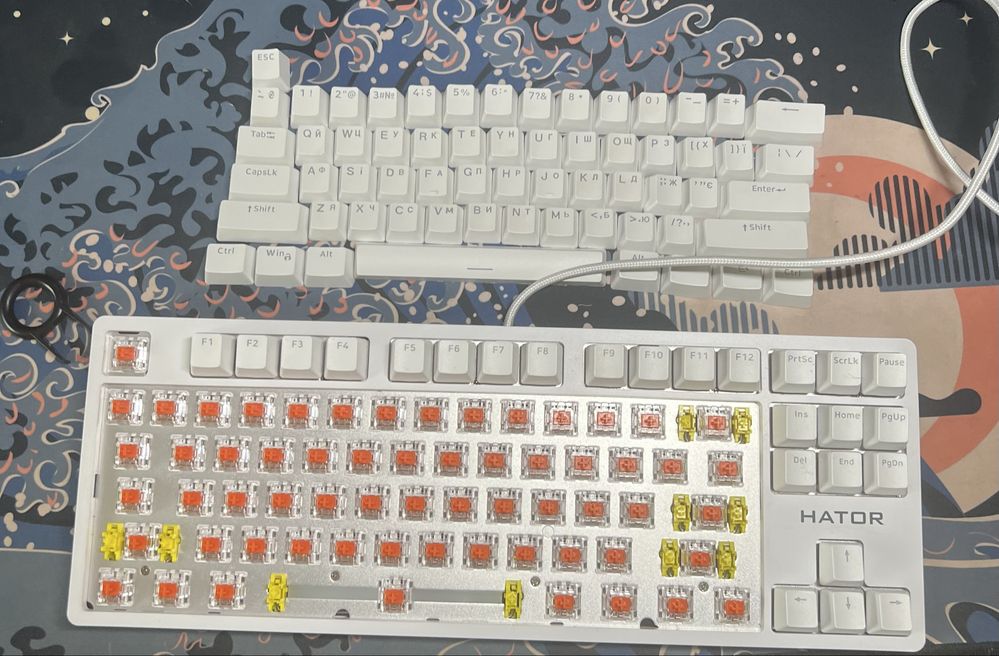 Клавіатура Hator rockfall 2 mecha tkl