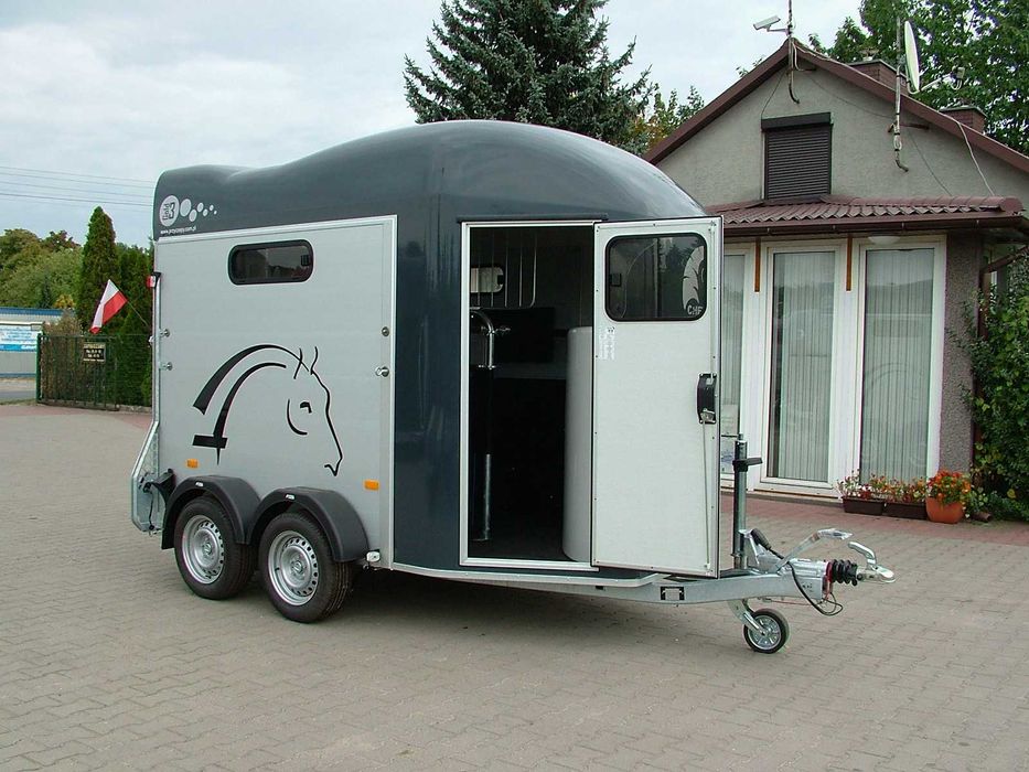 Przyczepa dla koni dwukonna ALUMINIOWA Cheval Liberte Debon