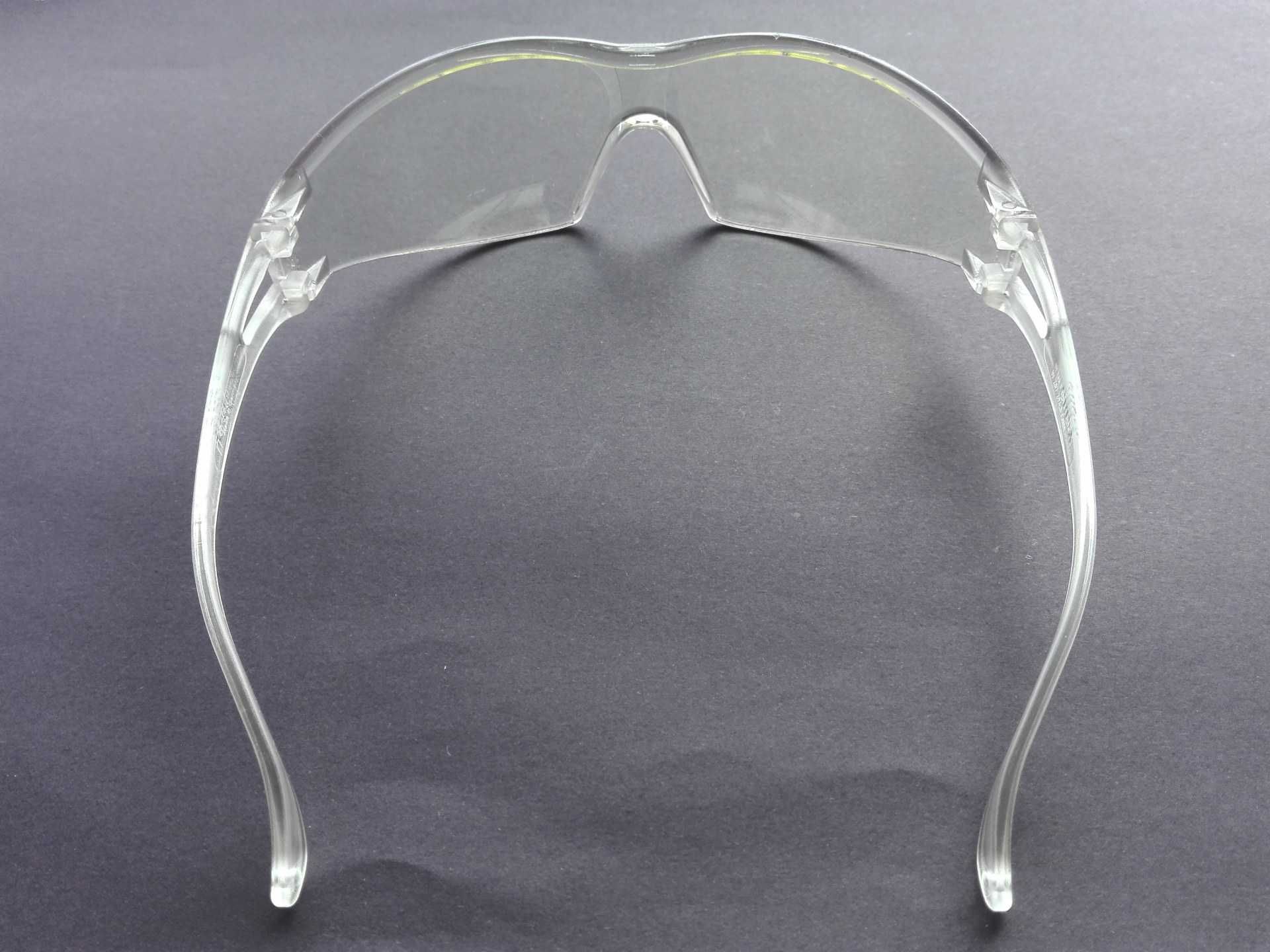 UVEX X-ONE okulary ochronne, przeźroczyste, przeciwodpryskowe.