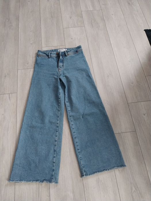 Stradivarius,широкие джинсы