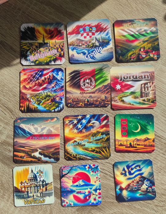 Магніти на холодильник магниты сувеніри карта світу