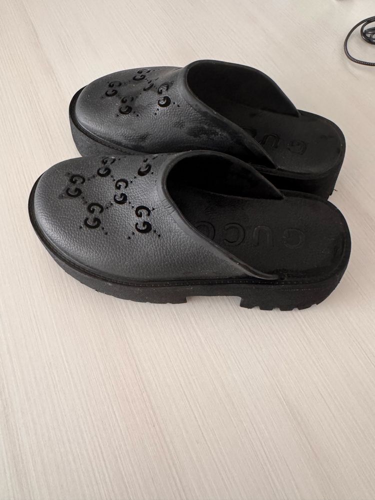 Gucci клоги чорні 41 р