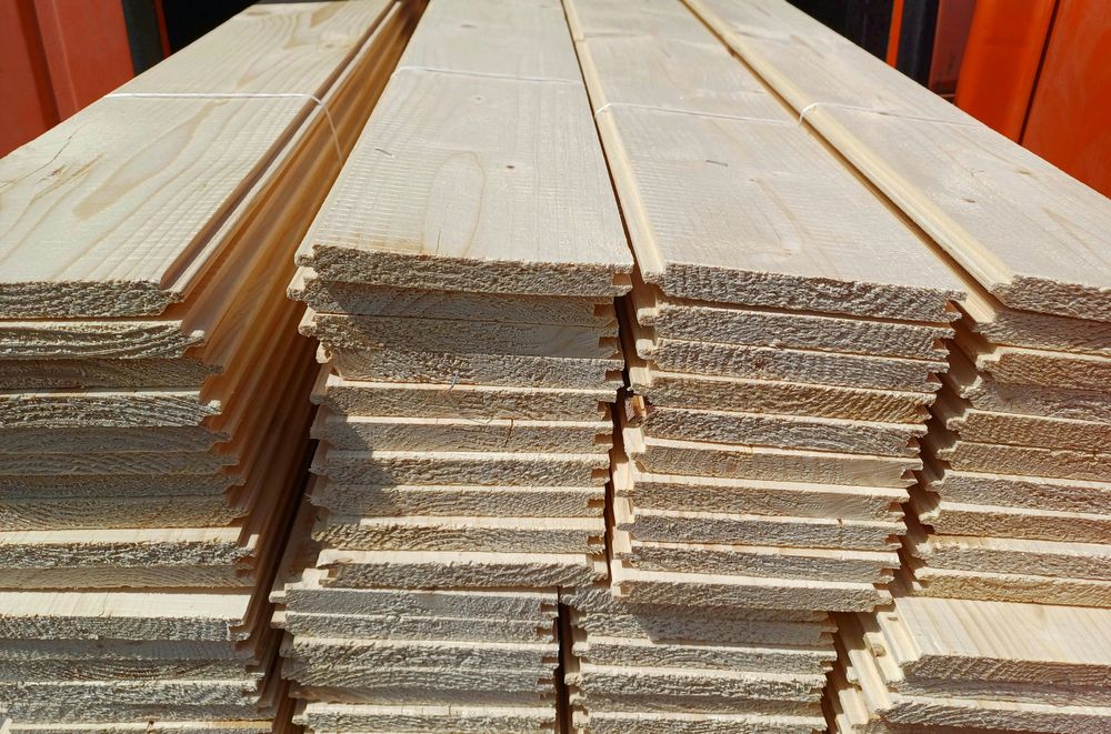 Deska tarasowa elewacyjna podłogowa heblowana półbal boazeria podbitka