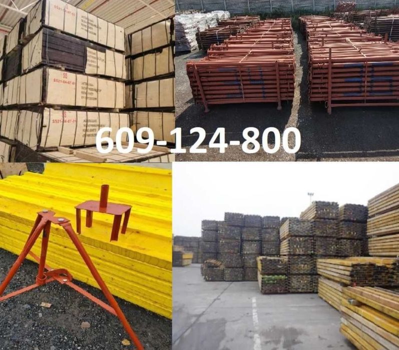 Płyta Szalunkowa Stemple budowlane podpory Stropowe Dźwigary H20 Doki