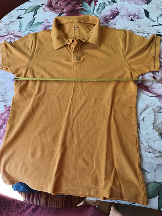 Koszulki polo męskie chłopięce r.S 4 szt.