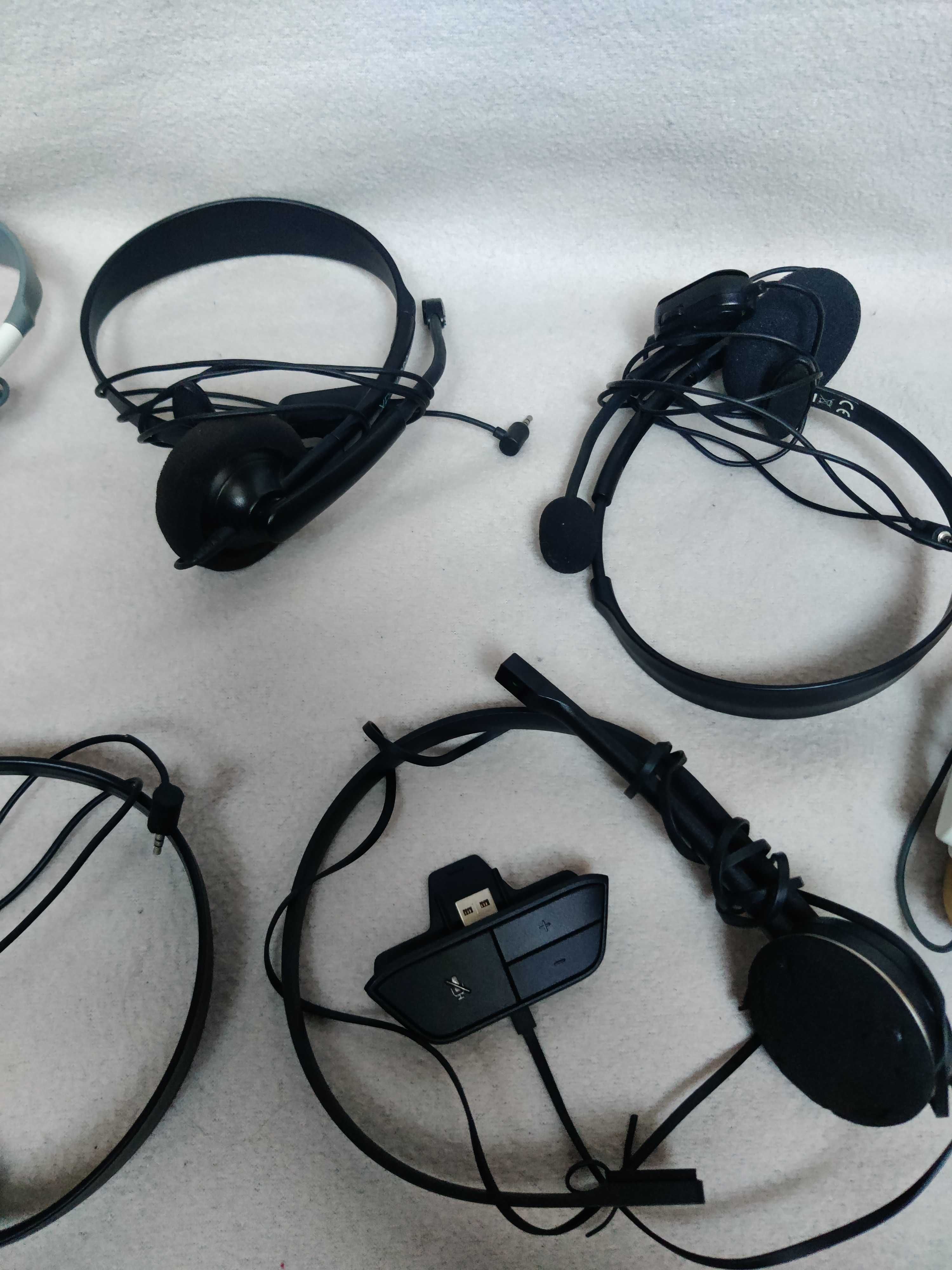 9 słuchawek / słuchawka z mikrofonem i bez  Microsoft Xbox360 headset