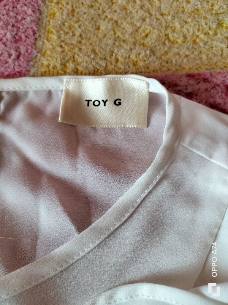 Біла Блуза відомого бренду TOY G Італія