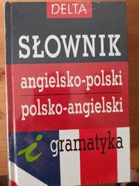 Slownik angielsko-polski i gramatyka. NOWY!!! Delta.