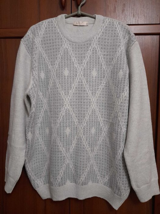 Мужской зимний джемпер свитер Турция р.XXL