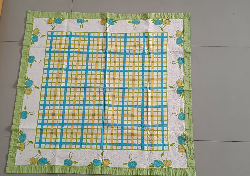 Toalha de cozinha abóboras 105cm x 105cm