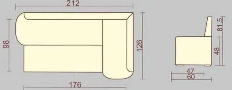 Кухонний кут Чікаго з спальним місцем і без