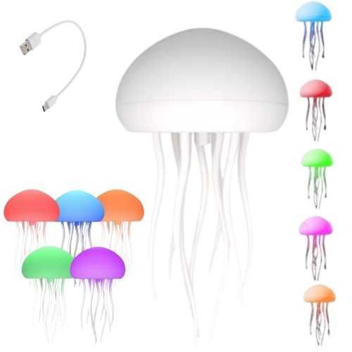 LAMPKA NOCNA LED podwieszana MEDUZA dla dzieci zmieniająca kolor!