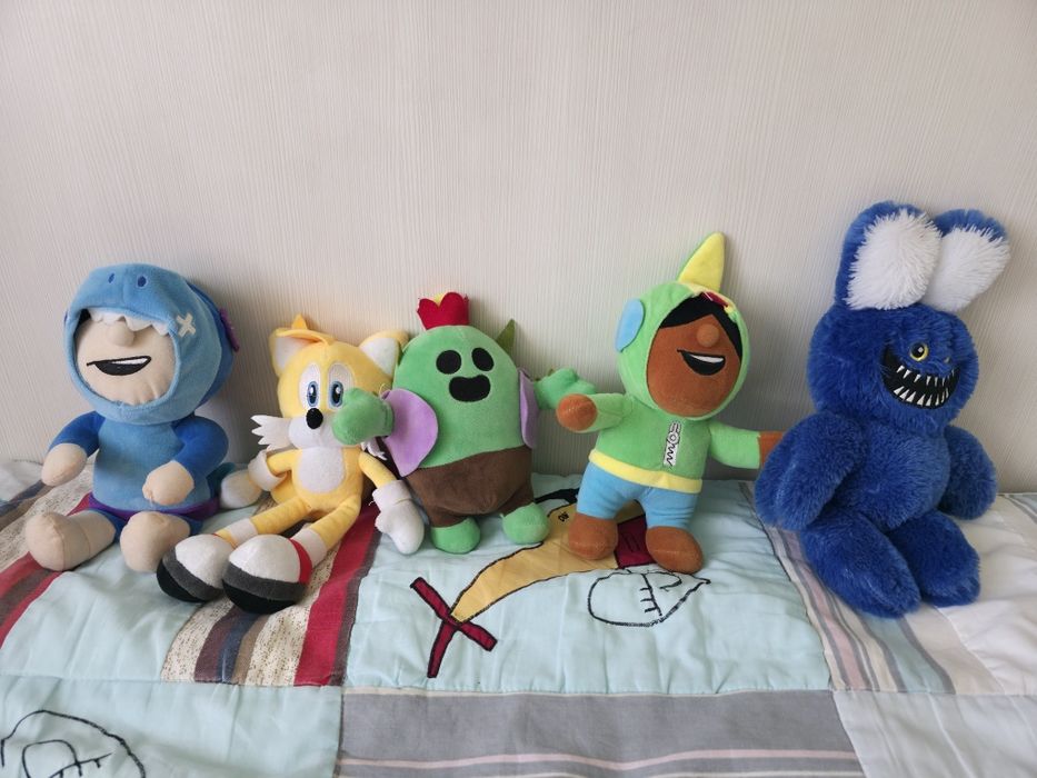 М'які іграшки Brawl Stars ХагіВагі Леон Сонік