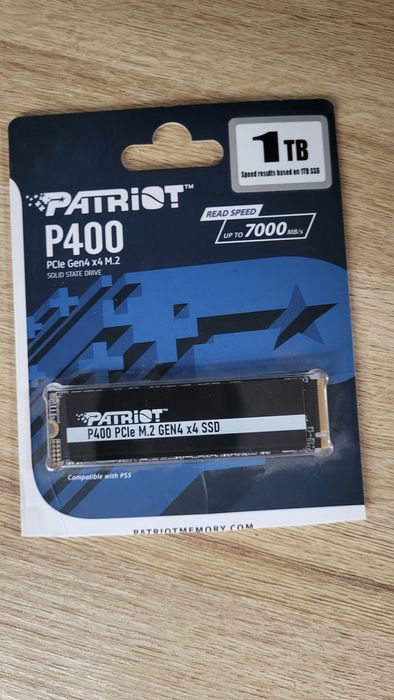 Fabrycznie Nowy Dysk SSD M.2 NVMe Patriot P400 1TB PCIe 4.0