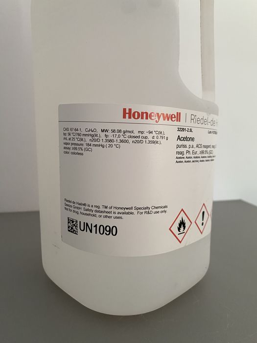 Aceton czda czysty 99,5% 2,5 l