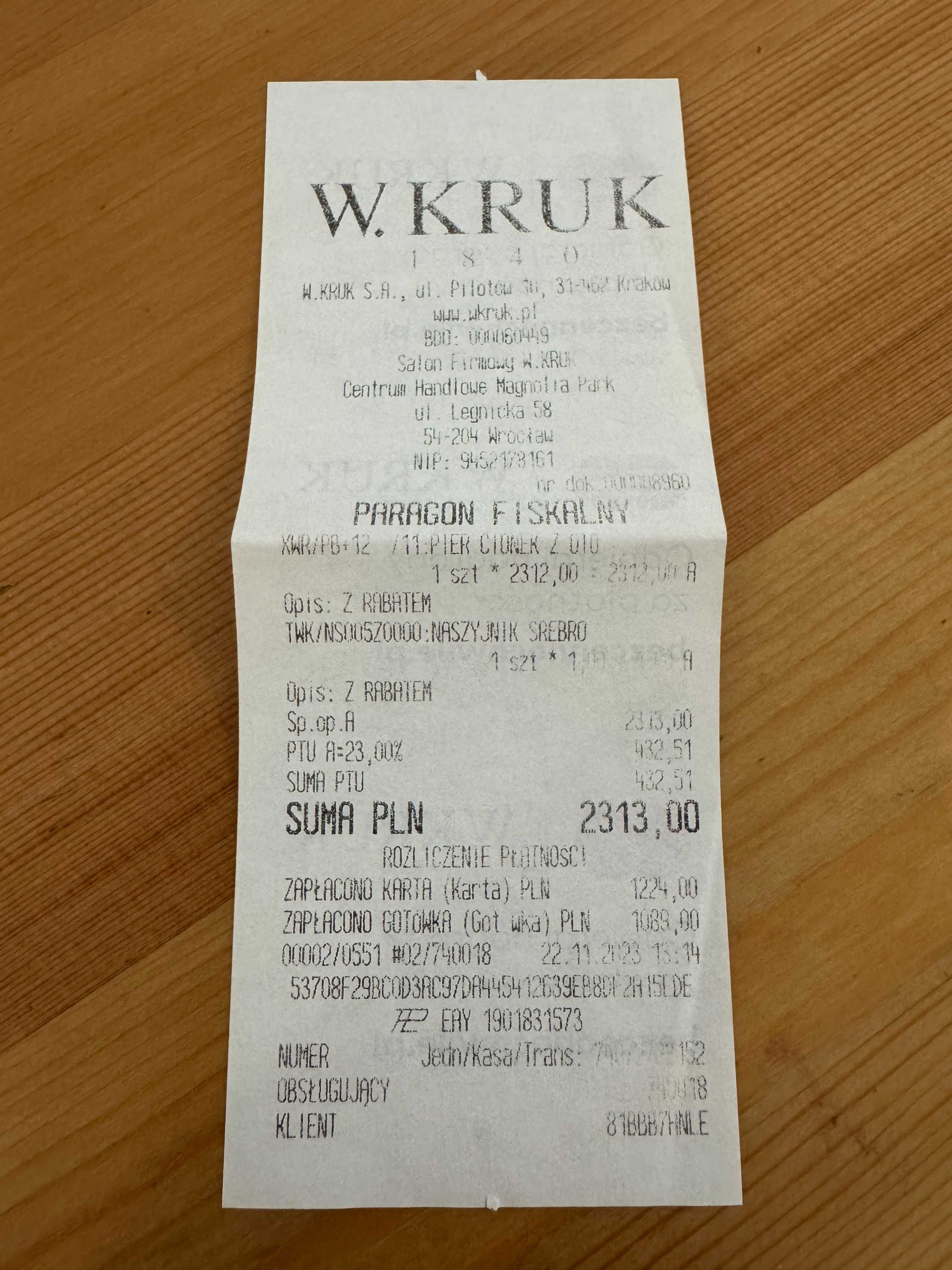 ZŁOTY 585 Pierścionek Kruk jak NOWY