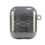 Audi IML Geometric Pattern AirPods 1/2   cover szary/gray