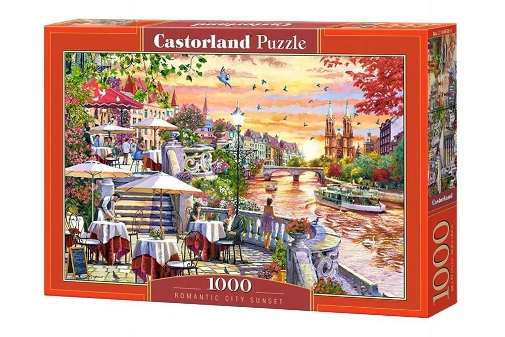 Puzzle 1000 Romantic City Sunset, Castorland