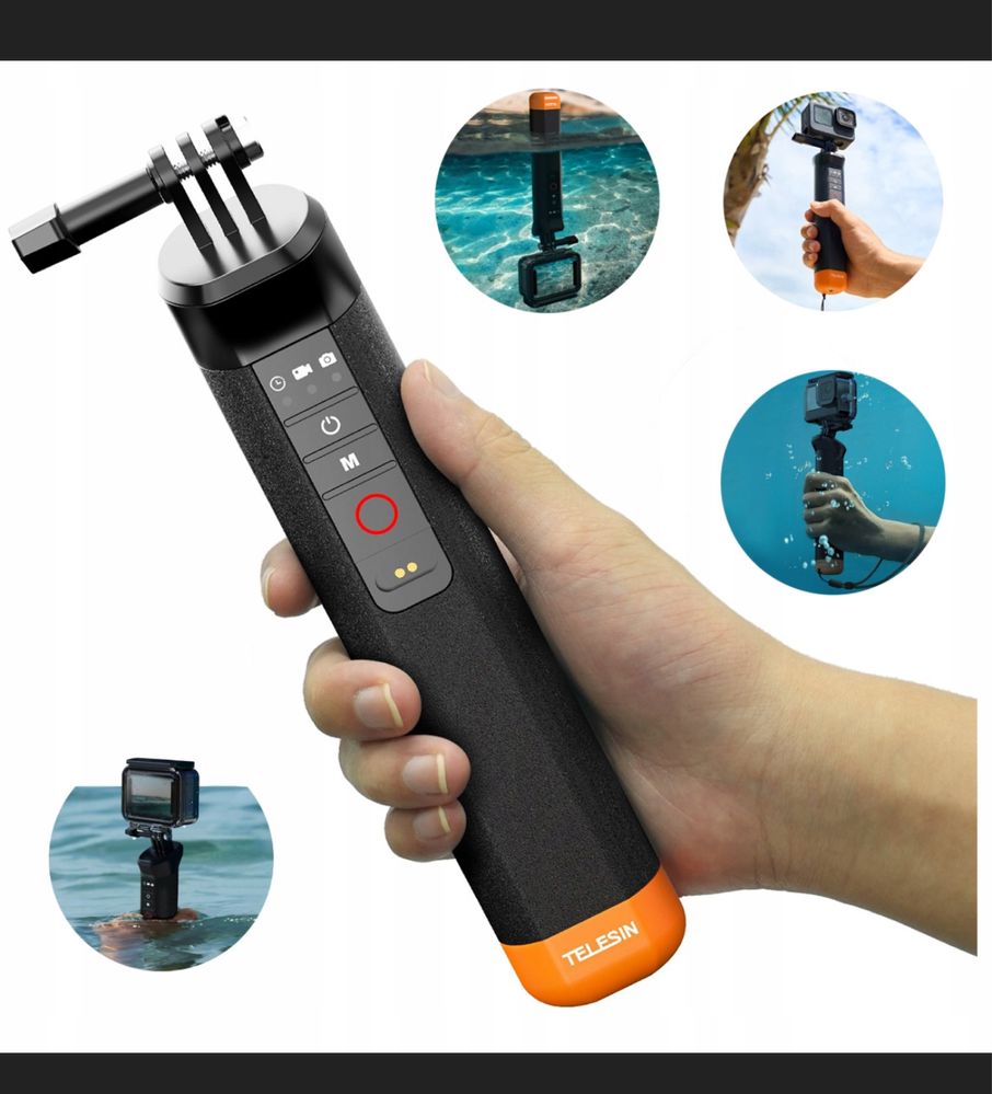 Telesin Pływak Boja Uchwyt Pływający Z Pilotem Do GoPro
