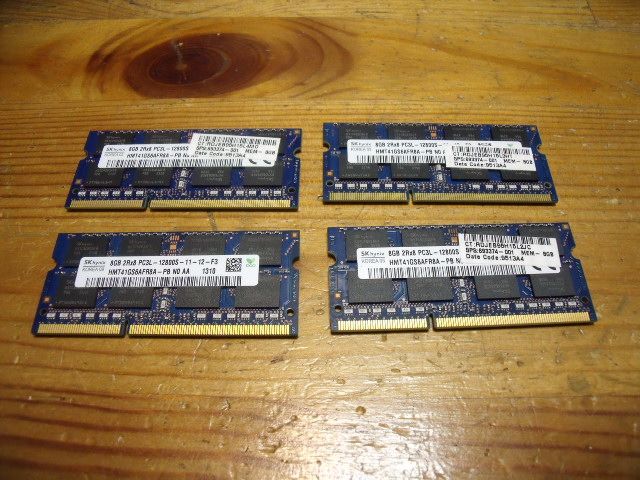 Pamięci RAM 8GB DDR3 do laptopa, PC3L 1600 Mhz, Samsung, Hynix, Micron
