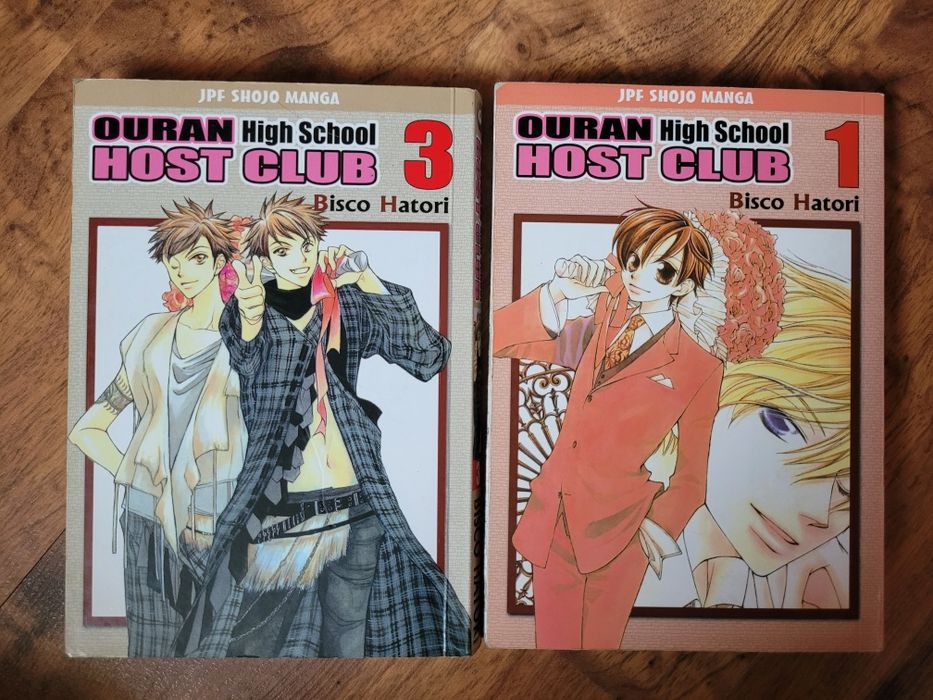 (USZKODZONE) Ouran High School Host Club 1 i 3 TANIO