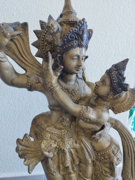 Estátua hindu em bronze