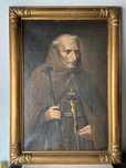 Pintura a óleo representando S. Pedro de Alcântara Sec. XVIII