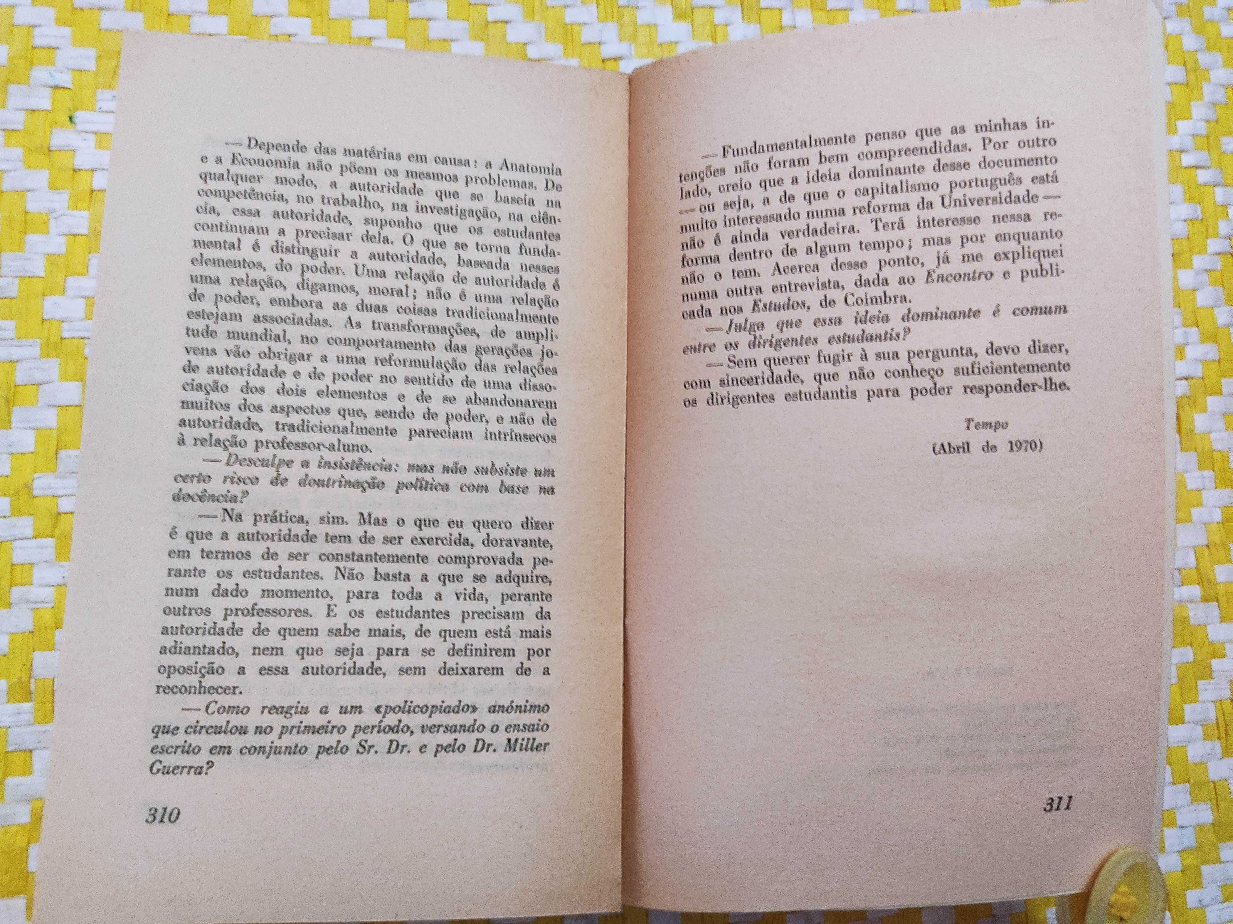 O problema político das Universidades
Adérito Sedas Nunes